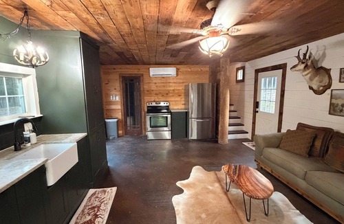 Emory Cabin | Pond-View Cabin on 30 Acres/Dock + Fire Pit + Wildlife/Sleeps 4