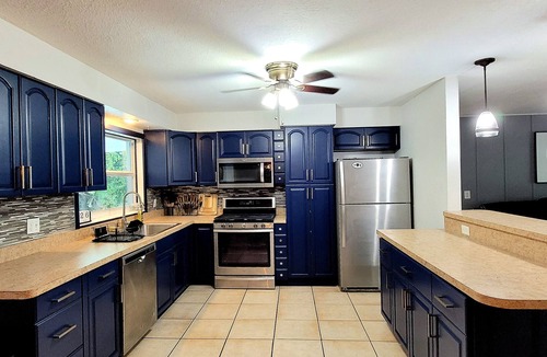 Fort King District House | Pool Home Near Downtown Sleeps 8 Family & Pet Friendly