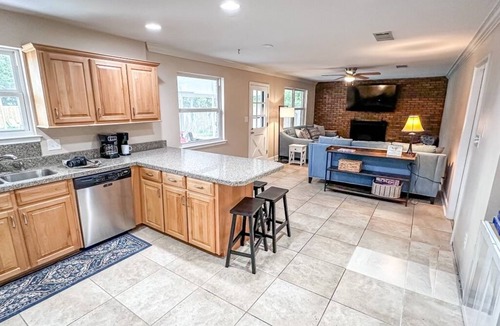 Pensacola House | Private 4 bedroom house near the beach with pool, hot tub, fire pit, game room.