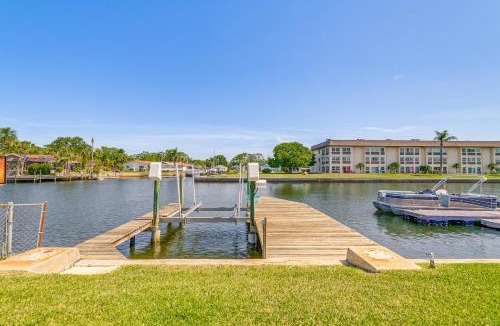 Flor-a-mar House | Private Dock! Canalfront Home: 4 Mi to Beaches