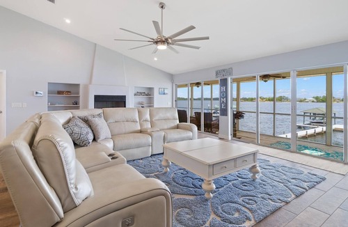 Harold House | Private Gated Bayfront Home With Panoramic Water Views & Private Dock