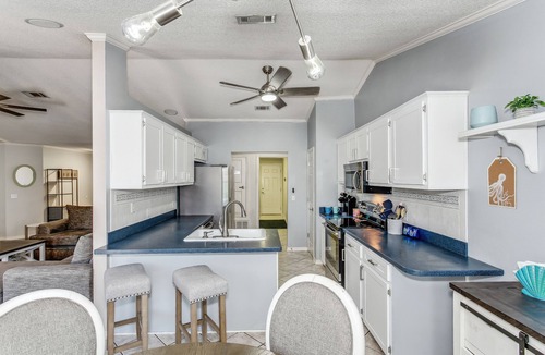 Chandelle First House | Private Getaway with Pool and Game Room in Pensacola 5 miles from beach.