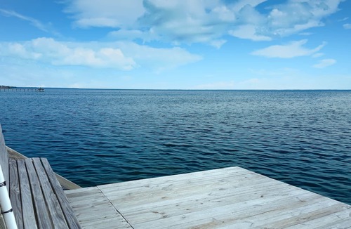 Cape San Blas House | Private pool, hot tub, fenced dog walk, private dock, handicap ramp, Bayfront