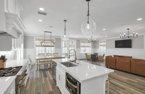 Bid-a-wee Beach House | Private pool! Private Beach Access! Room for the whole family or team!