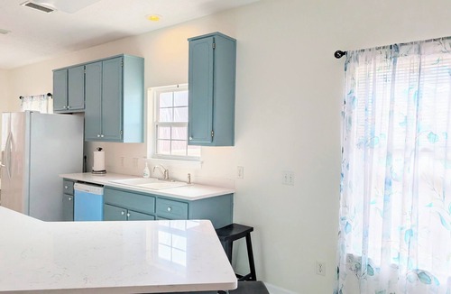 Kiska Beach House | Pvt Pool 3 Blocks to Beach 4BR Home Sleeps 8 6 str Golf Carts Avail