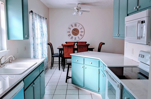 Kiska Beach House | Pvt Pool 3 Blocks to Beach 4BR Home Sleeps 8 6 str Golf Carts Avail