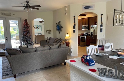 Rotonda Lakes House | Quiet neighborhood and heated pool. 4 bedroom, three bathroom home.