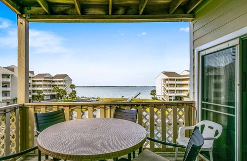 Pensacola Beach Condo | Reduced Rates |Baywatch Condo A8 |Near the Pool |Spectacular Bay Views |Balcony |West End of Island