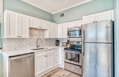 Gulf Place Condo | Renovated Kitchen and bathroom - Steps to Pool/Beach