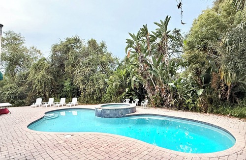 Old Seminole Heights Villa | Riverside Castle With Large Pool by Tampa Zoo & Armature Works. NO POOL PARTIES