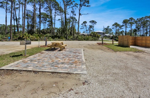 Cape San Blas RV Rental | RV Site On St Joseph's Bay, All Hookups ~ Bay Destiny 1
