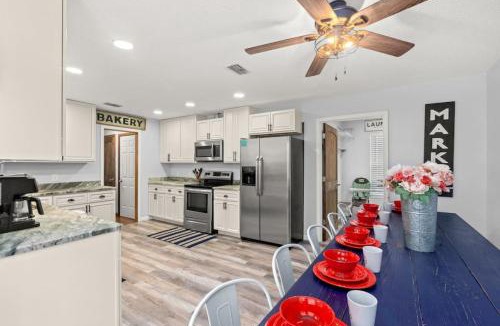 Gulf Lagoon Beach House | Sand Castle-Pool, Game Rooms, covered outdoor space with tiki bar, 1min walk to beach