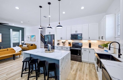 Frangista Beach House | Sandbar: Private beach steps away, Heated pool & hot tub, Golf cart, Game room