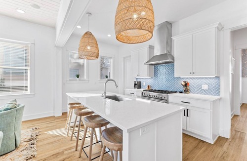 Village of Sugar Beach House | Seagrove Beach Charmer! Private Pool, 4 Bikes, & LSV Included!