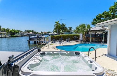 Dana Shores House | Sleeps 10 Tiki Bar Private Pool Hot Tub Fire Pit