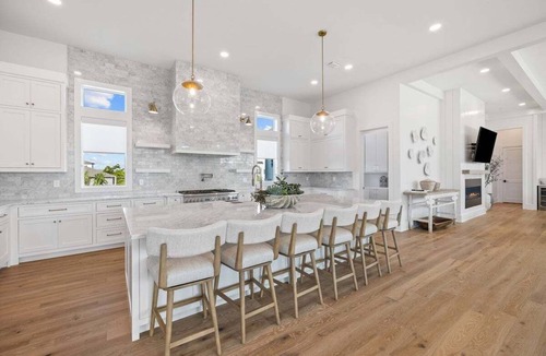 Seacrest House | Sleeps 30! Pool, Spa, LSV/Golf Cart, Game Room & GULF VIEWS! Steps 2 Beach! Pet Friendly