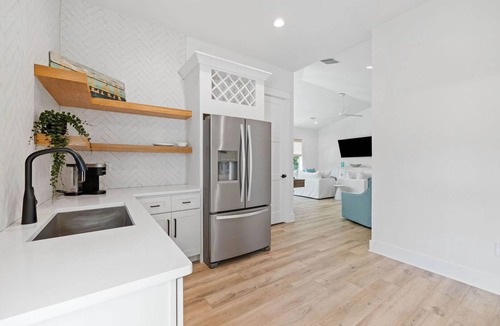San Juan House | Sleeps 34! 2 Homes, Private Pools, Firepit, Golf Cart, Walk to Beach | Seagrove
