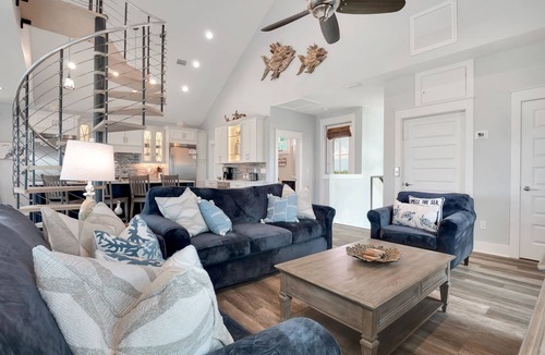 Bay County House | Sol-Y-Mar: Stunning New Build Sugar Sands Home: Sleeps 10, Pet Friendly!