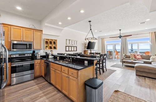 West Panama City Beach House | Southern Exposure - Beachfront - Sleeps 12 - Pool, Private Beach! FREE Golf Incl