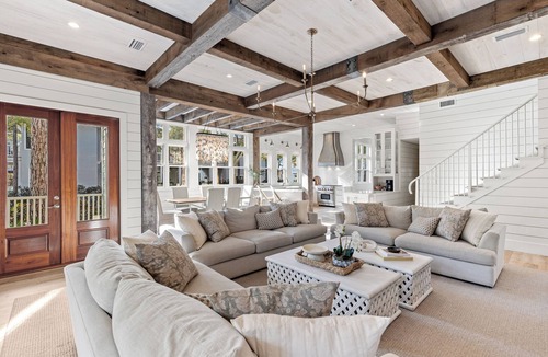 Watercolor House | Southern Grace - 4bd Luxury Home | Golf Cart, Bikes, Walk to Beach Club