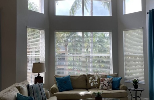Tropical Cove Condo | Spacious 3 BR, 2 bath condo in Gated Golf Community, private pool, near beaches.