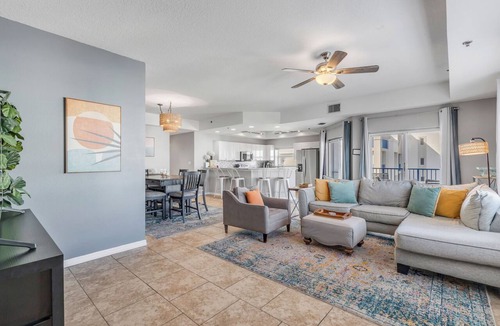 New Smyrna Beach Condo | Spacious 3BR Ocean Walk Condo Multiple Decks