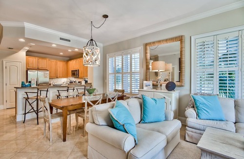 Santa Rosa Beach Condo | Spacious condo just steps to the private beach, heated pool, hot tub, gym!