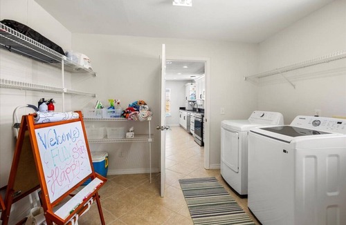 Ono Island House | Spacious Family Fun House: Large Private Screened in Pool, Game & Bunk Room