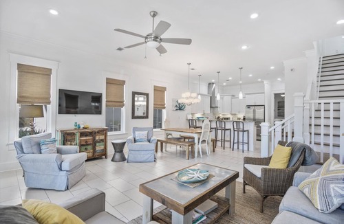 Santa Rosa Beach House | Spend Fall with Us! GULF VIEWS! Surround Sound! Community Pool! Outdoor Kitchen!