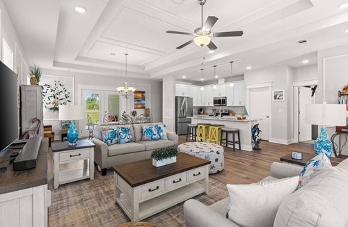 Eastpoint House | St. George Sound Home Pool, Game Room, Fire Pit, Steps to Water – Forgotten Coast Escape