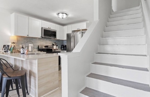 Navarre Beach House | Steps from the beach! Family friendly! Far away from high rise condos-KING BED