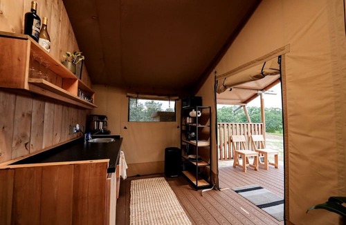 San Saba RV Rental | Stunning Safari Tent with Great Sights in San Saba, Texas