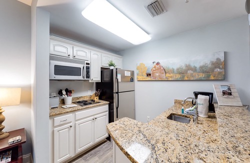 Sunnyside Apartment | Stylish condo with lake views, bike rentals, & pools - walk to the beach