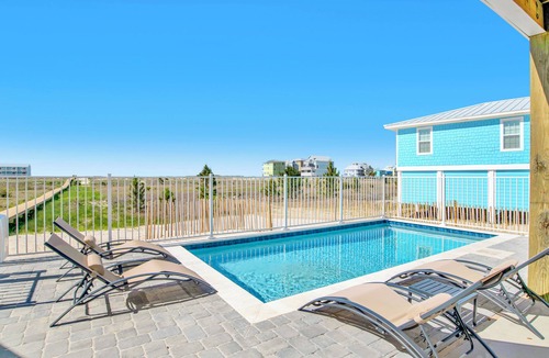 Fort Morgan House | Summertime Blues - Beachfront, Private Heated Pool, Pet Friendly