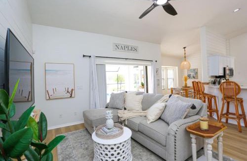 Naples House | Sunny Naples 3BR Retreat with Solar Heated Pool and BBQ