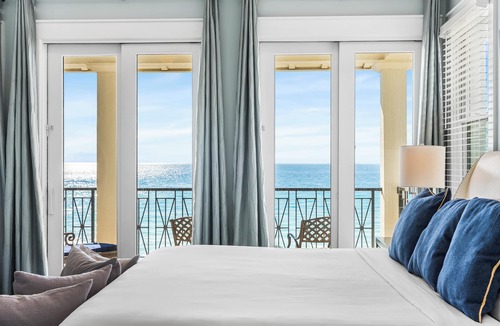Frangista Beach House | Sunset Over Seas*Frangista Gated Beach*Elevator*