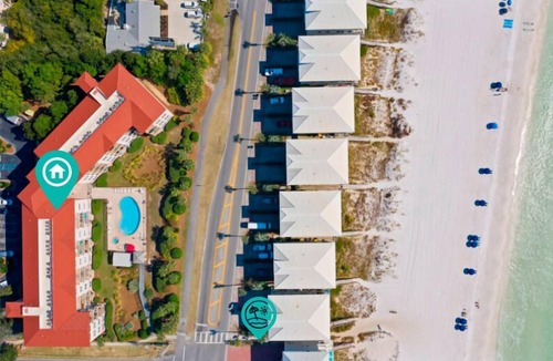 Frangista Beach Condo | Sweet Retreat @ Emerald Waters | 2BR Beach Condo | Pool | Steps to Sand | Free Fun Pass!
