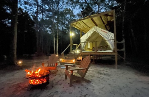 Silsbee RV Rental | Tentrr Signature Site - Piney Woods Outpost