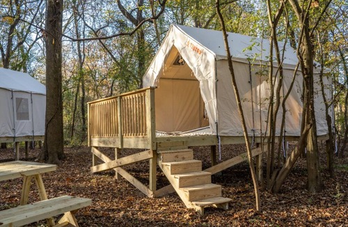 Jackson RV Rental | Tentrr State Park Site - Mississippi LeFleur's Bluff State Park - By the Bayou F