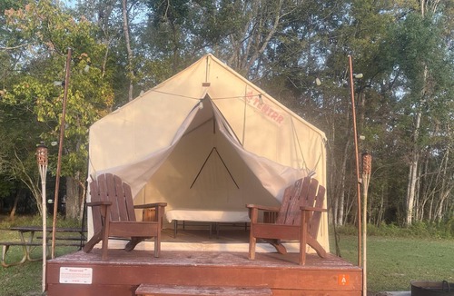Iberia Parish RV Rental | Tentrr State Park Site - Louisiana Lake Fausse Pointe - Cypress Site A - Single