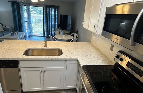 Bel Air Condo | The Salty Villa at Villas of St Thomas. Enjoy the WALK TO BEACH lifestyle!