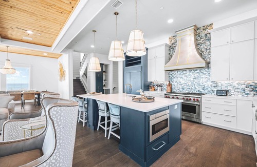 Riviera Beach House | The Sand Castle | Gulf-Front | Infinity Pool | Private Beach Access | Sleeps 40