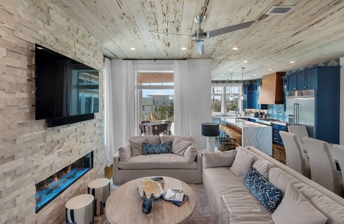 Villa Primera House | Tuscan Sun 🌞 Gulf View Retreat w/Pool, Elevator + Game Room | Event-Friendly