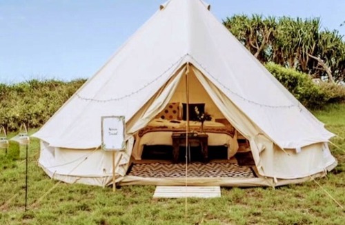 Clewiston RV Rental | Unique Bell tent camping experience in Clewiston natire site