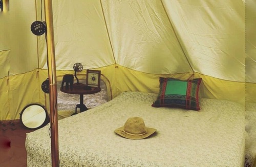 Clewiston RV Rental | Unique Bell tent camping experience in Clewiston natire site