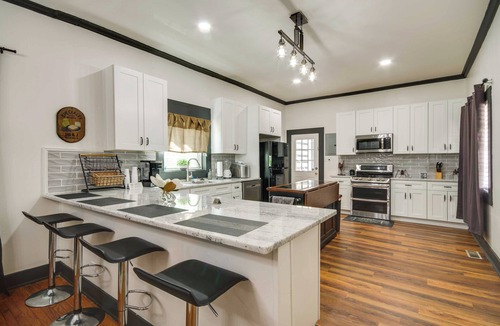 Greenwood Apartment | Updated Cottage w/Fireplaces in North Greenwood!