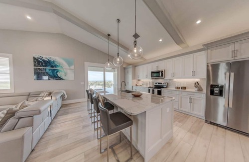Marineland Acres House | Villa Nautilus Steps Away From the Beach - New Lux 3 Story Pool Hot Tub Home With Elevator