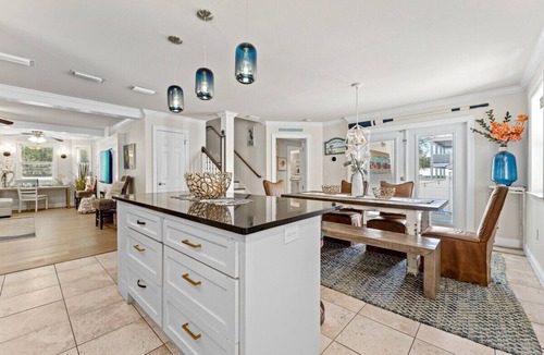 Crystal Beach House | Walk to Beach! Private Pool & Golf Cart Included!