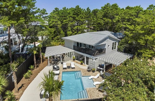 Dune Allen Beach House | Walk to the Beach, Private Pool - Coconut Castle