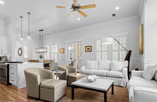 Cottage District House | Watercolor Dreamin | Private Heated Pool | Golf Cart & Bikes | Walk to Seaside